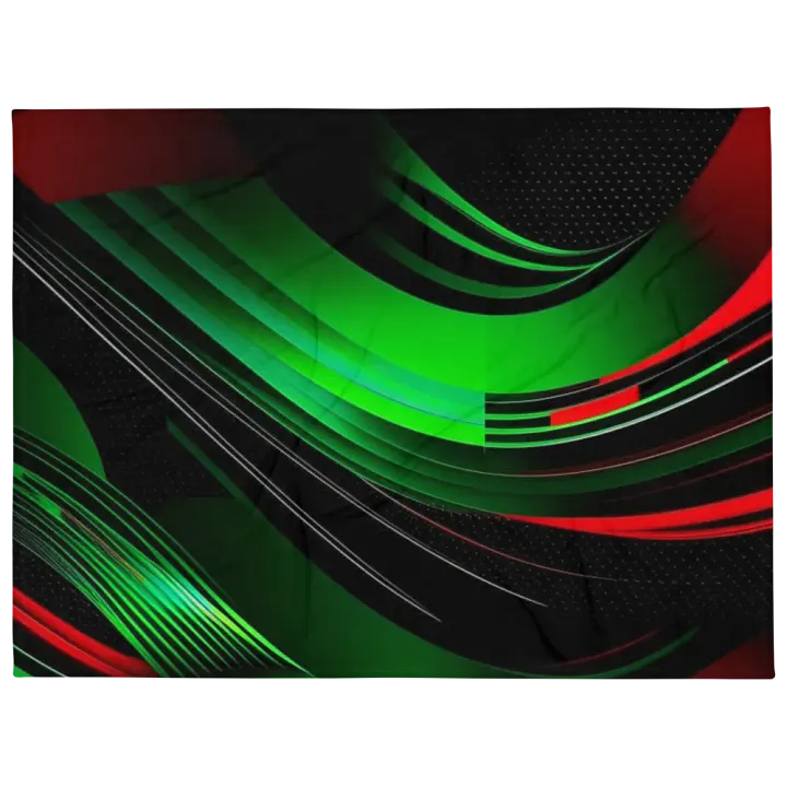 Midnight Racing Design Throw Blanket product image (1)