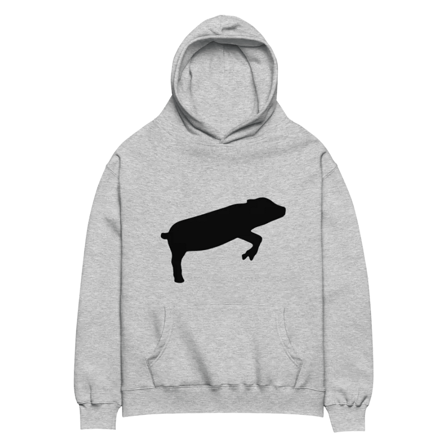 Leaping Pig BLACK (Premium Oversized Hoodie) product image (6)