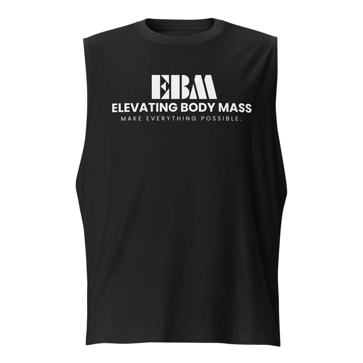 EBM Muscle Tank (White Logo) product image (1)