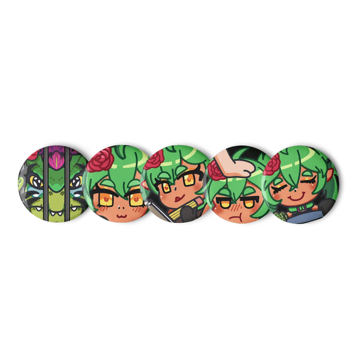 Kira's Face on Buttons 2 product image (1)