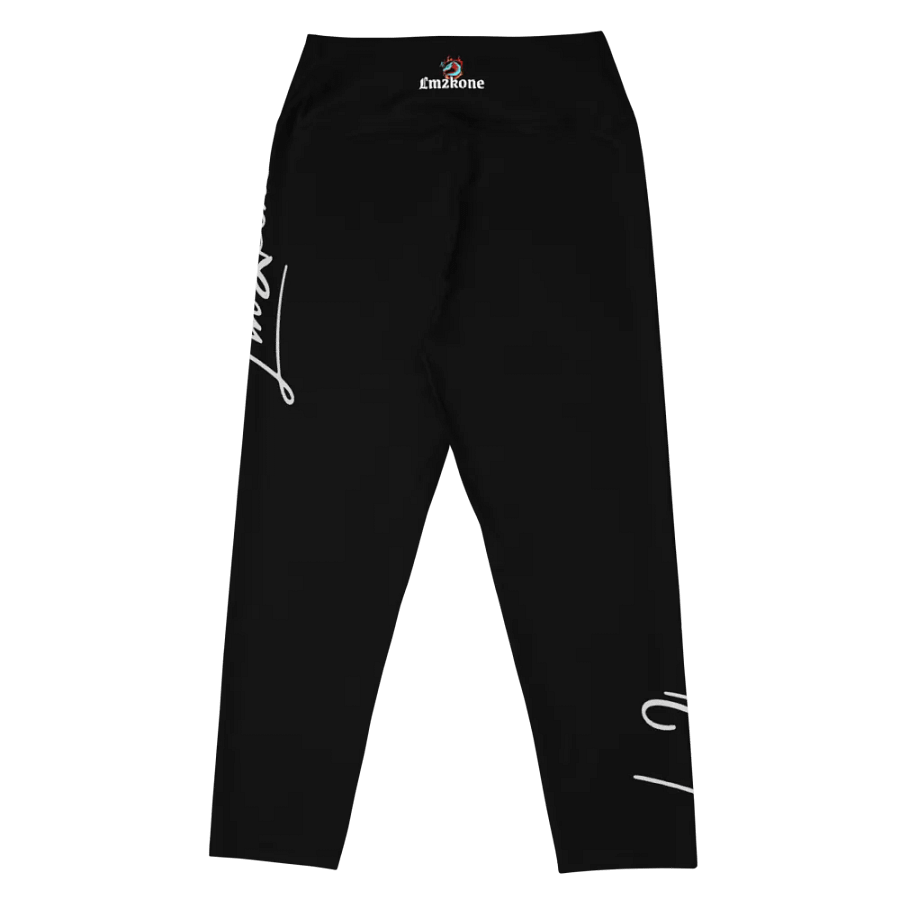 Lm2kone Script Yoga Capri Leggings product image (8)