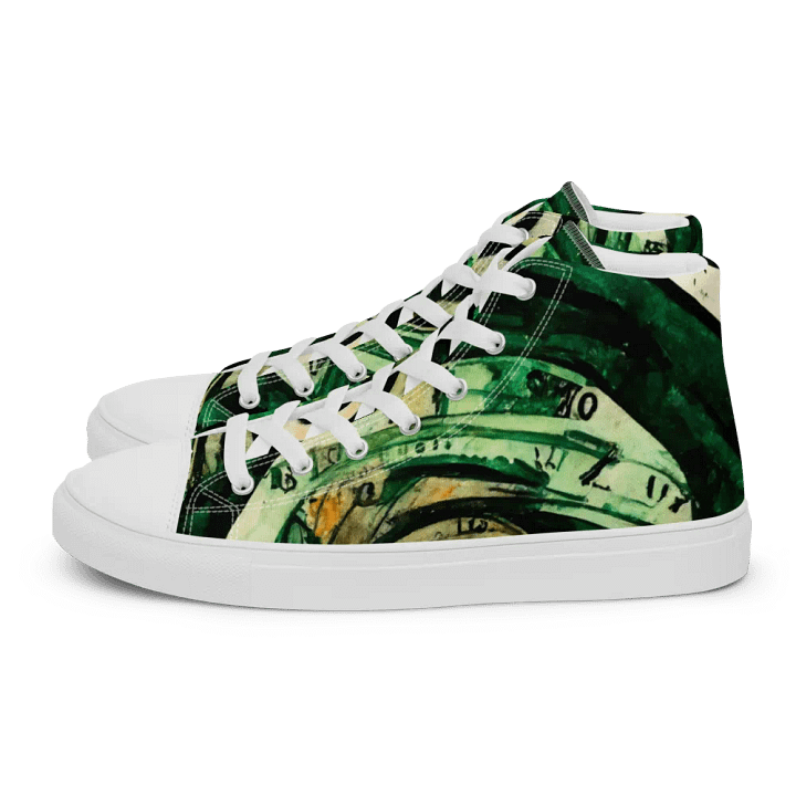 Spiral Clock Women's canvas High Tops product image (1)