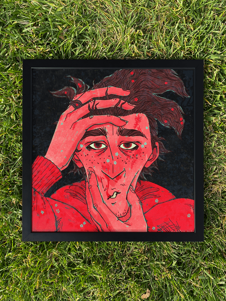 Bad Time Niko - FRAMED ART PRINT product image (1)