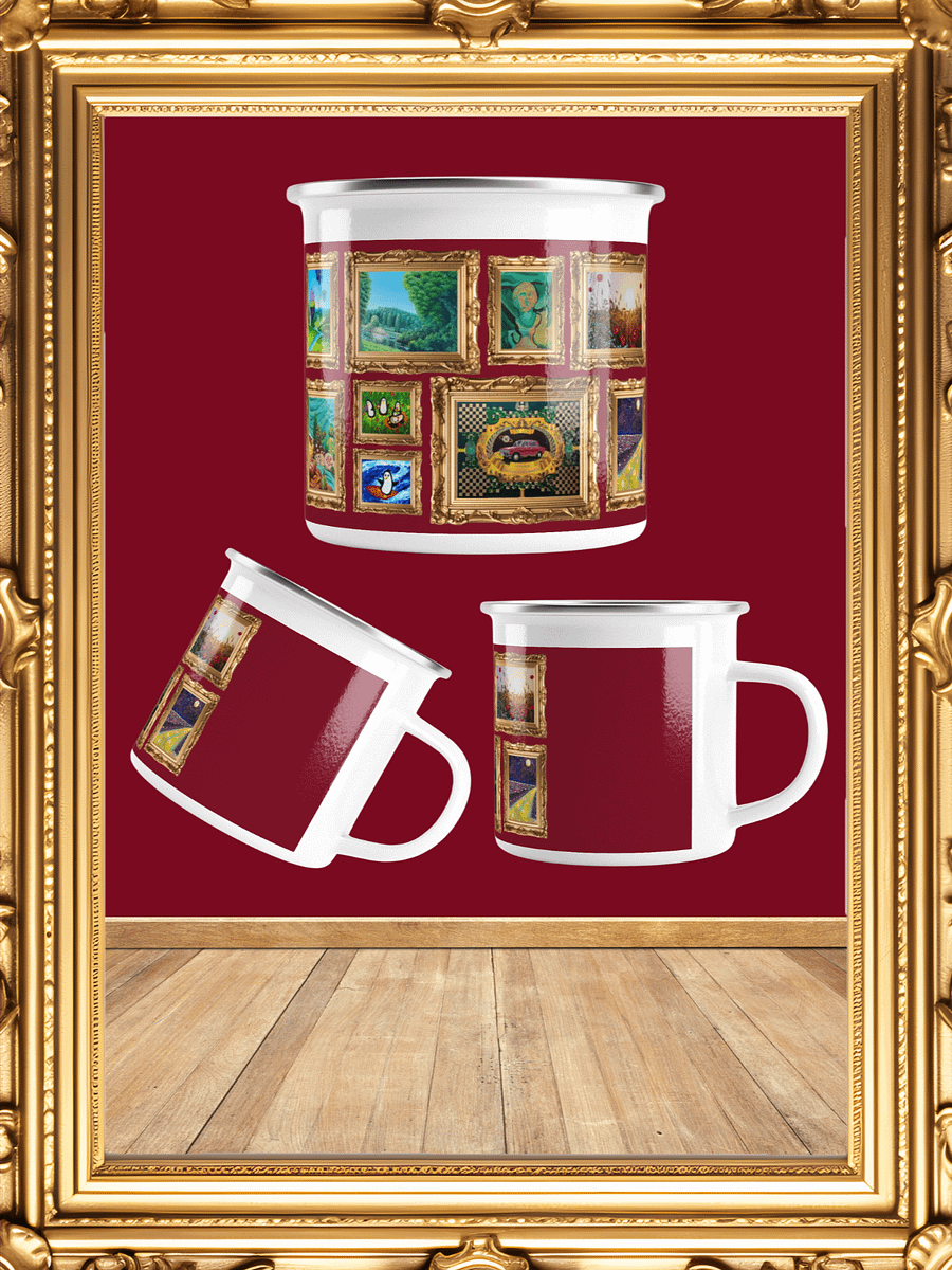 Golden Gallery Collection Enamel Mug product image (2)