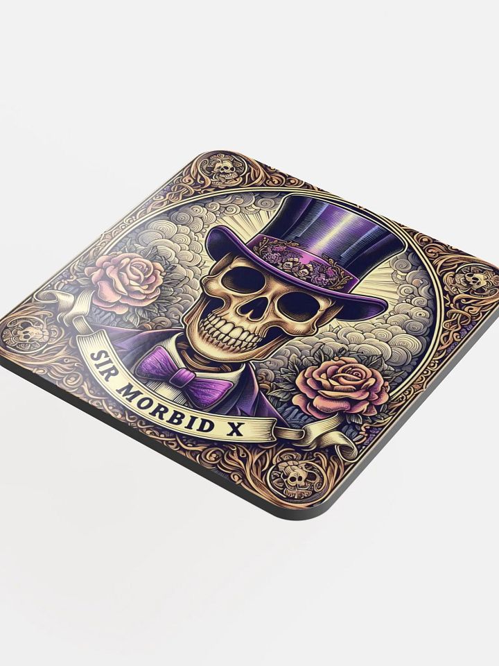 Sir Morbid X Glossed Cork Coaster product image (2)