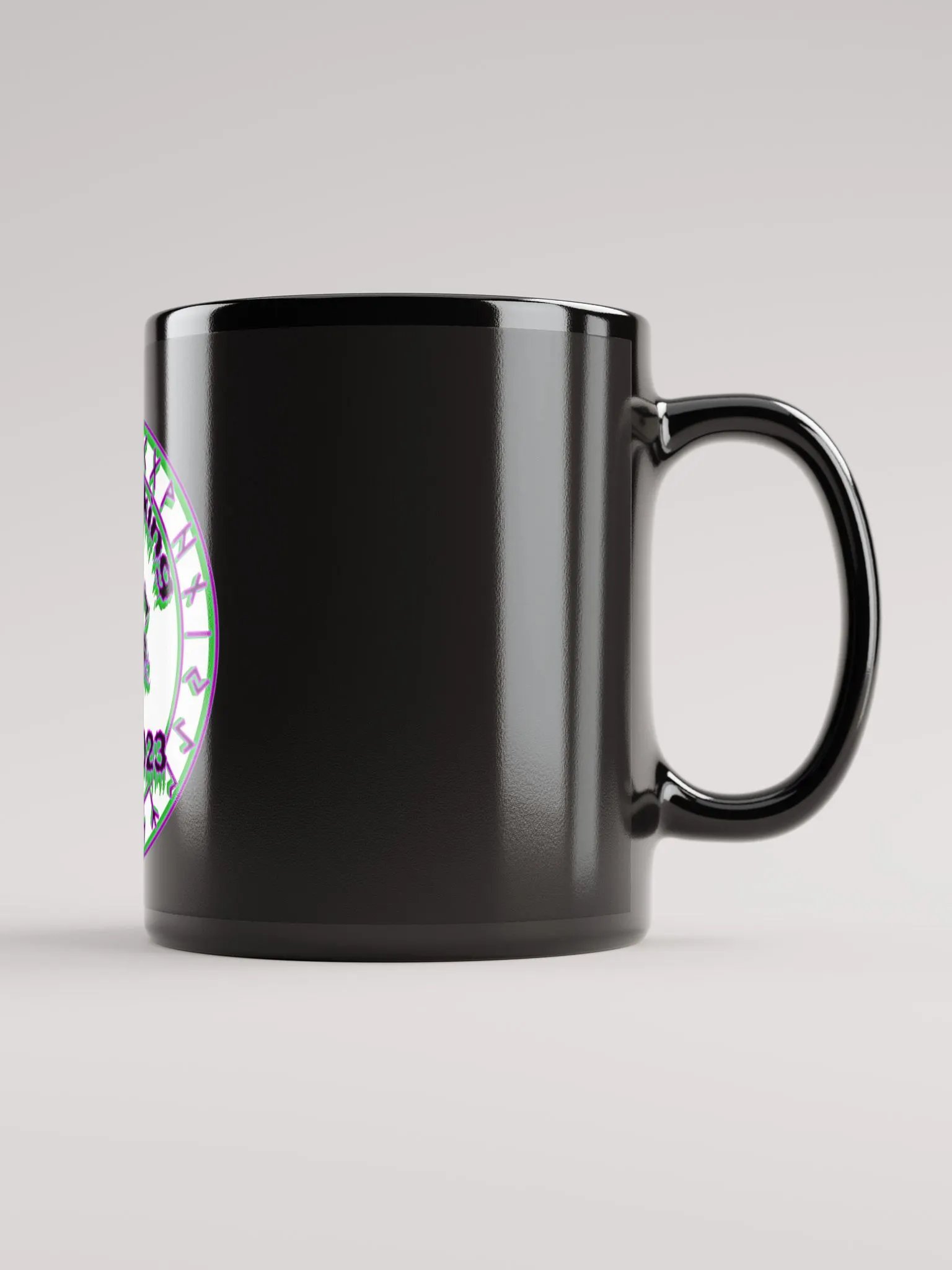 LoneVikingTTV Glossy Black Mug product image (2)