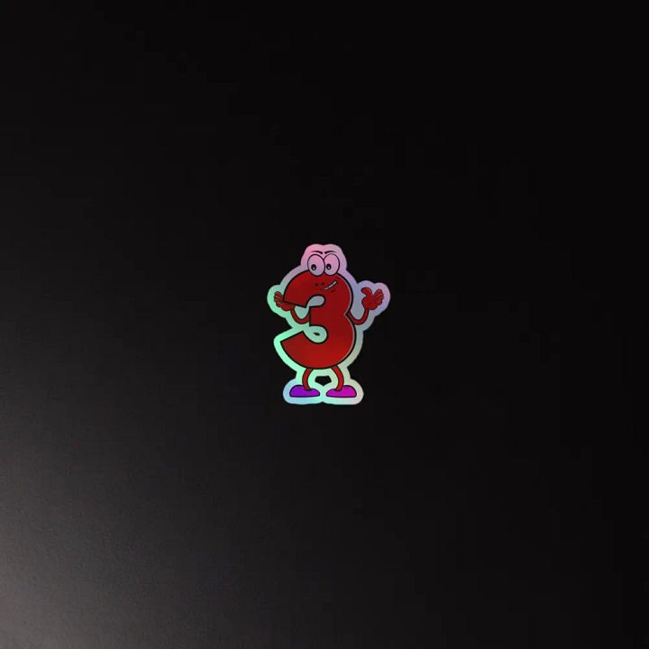 3- Holographic Sticker product image (4)
