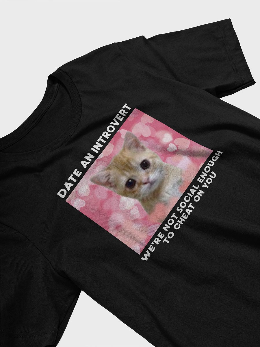 Date an Introvert Cat T-Shirt product image (15)