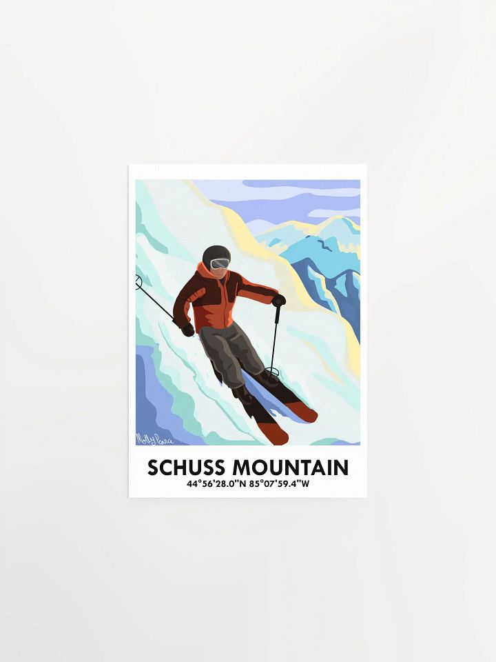 Schuss Mountain Travel Poster product image (1)