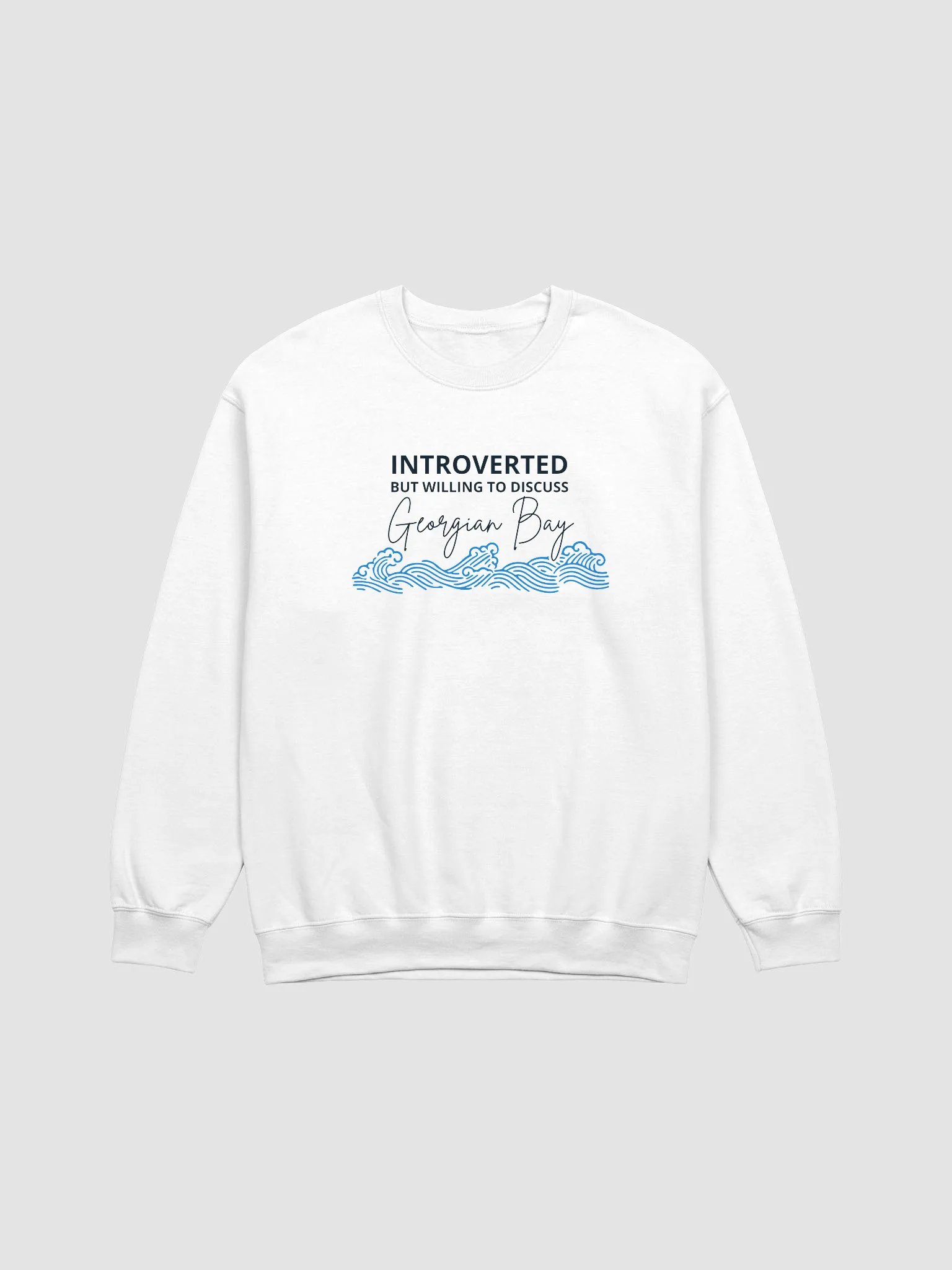 Georgian Bay Cottage Country Introvert Crewneck Sweatshirt product image (3)