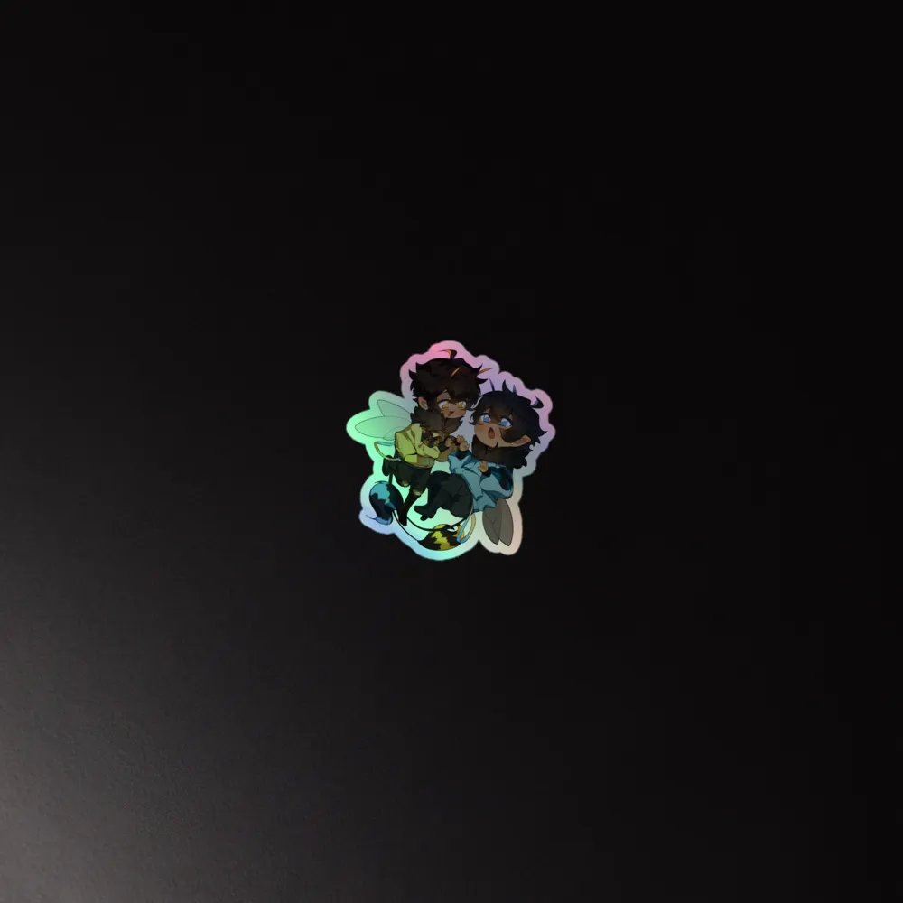 Holographic Hachi Bachi Vinyl Sticker product image (4)