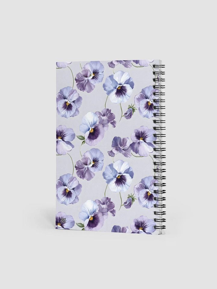 Pansy Spiral Notebook product image (2)
