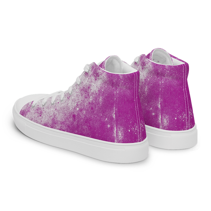 Purple Splatter Retro High Tops product image (5)