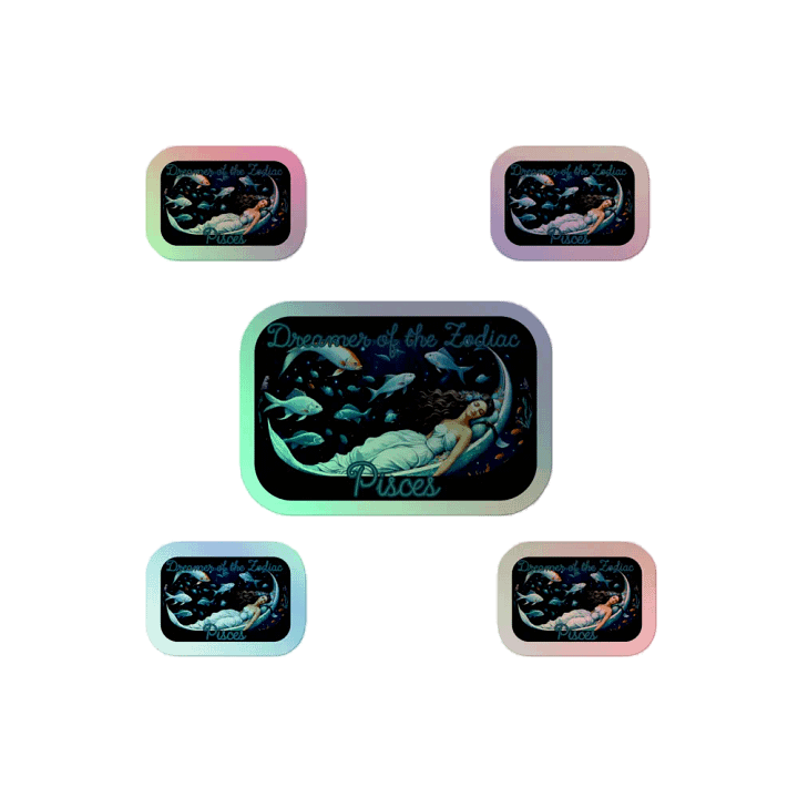 Pisces, Dreamers of the Zodiac, Holo Sticker Pack product image (2)