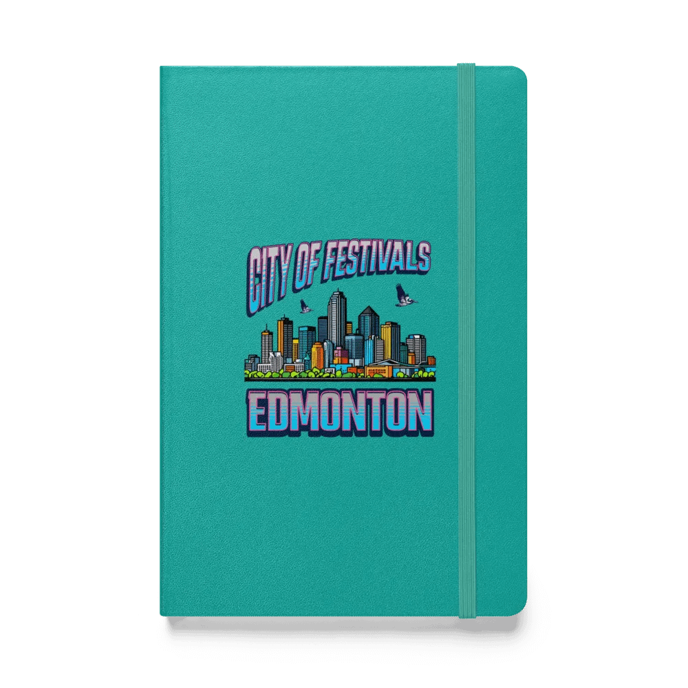 City of Festivals Edmonton Hardcover Notebook product image (1)