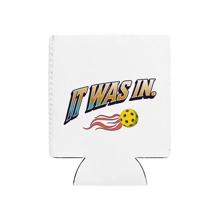 It Was In Pickleball Retro Motion Can Cooler product image (1)