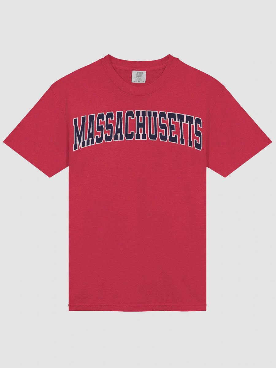 Massachusetts Vintage Stylish Unisex Garment-Dyed T-shirt product image (4)