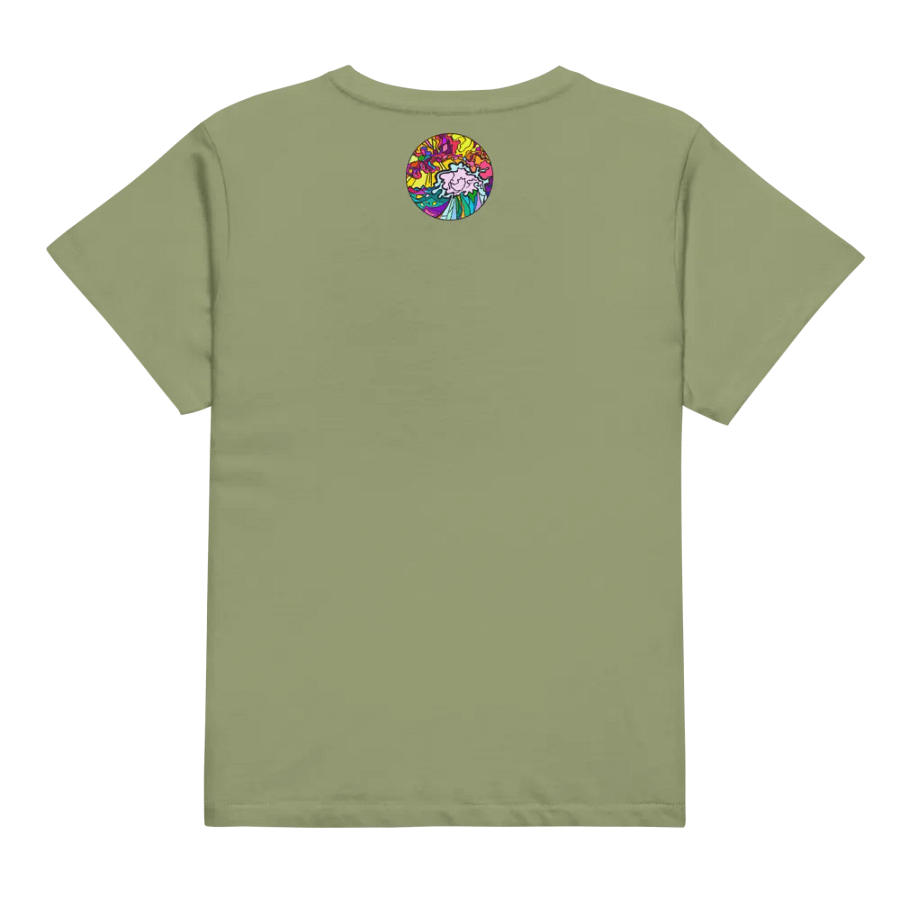 Lively Stained Glass Swirl Women's Tee - Wave at Sunset product image (6)