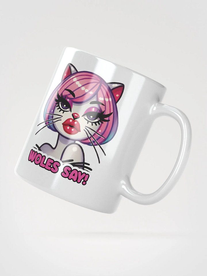 Woles Say! White Glossy Mug product image (4)