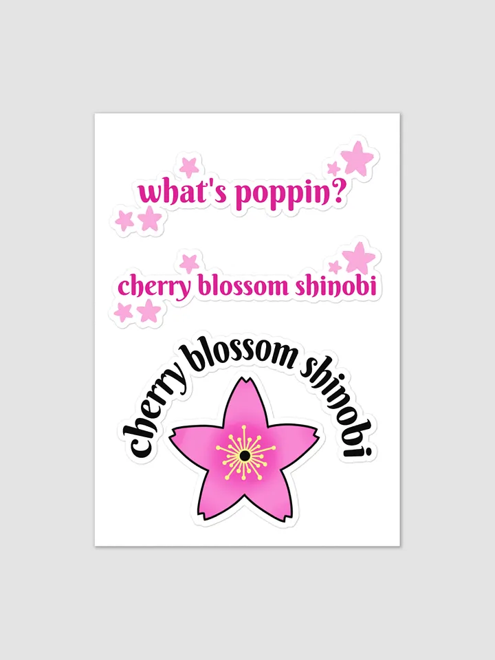 [CherryBlossomShinobi] Kiss Cut Sticker Sheet Generic Kiss Cut Sticker Sheet product image (1)
