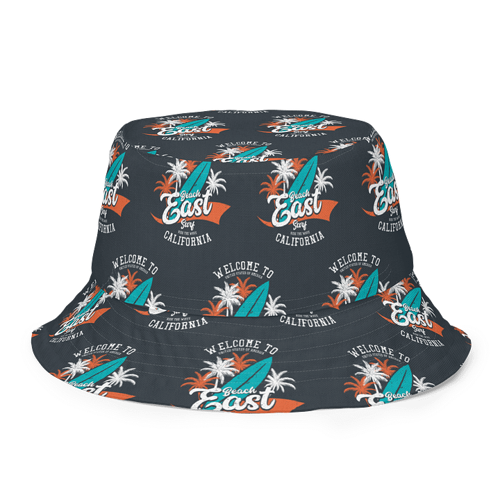 Reversible California Surf Bucket Hat – Bold Beach Style, Double-Sided Print product image (2)