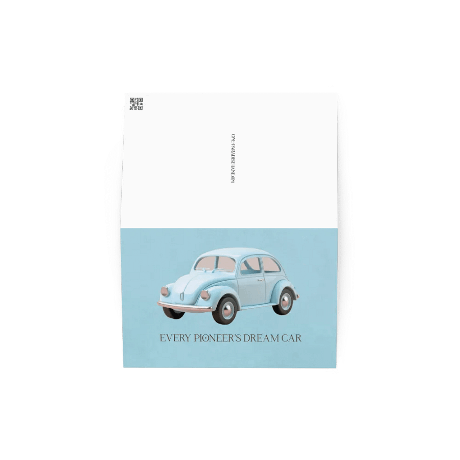 Every Pioneer's Dream Car Greeting Card product image (6)