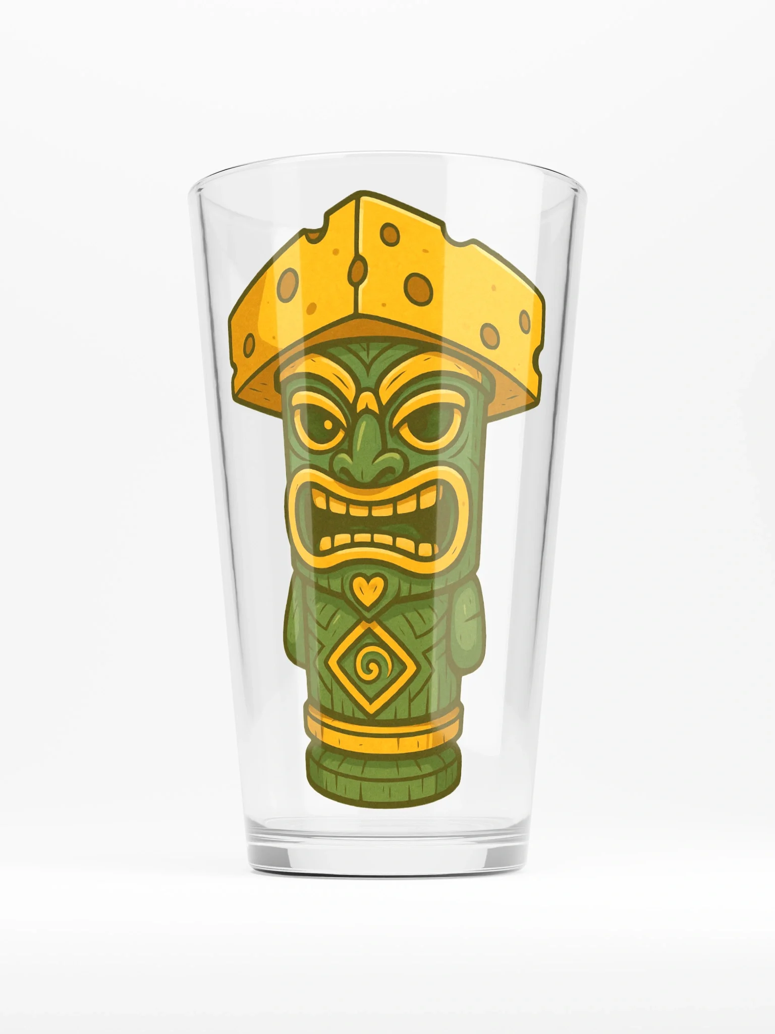 Cheesehead Tiki Shaker Pint Glass product image (1)