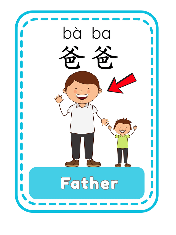 Chinese FAMILY & Relatives Flashcards | Learn Mandarin Vocabulary | PDF Digital Download product image (1)