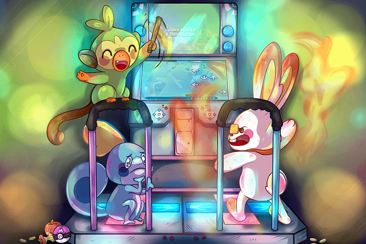 DDR Poke Fun (Postcard Print) 🎇🎶 product image (2)