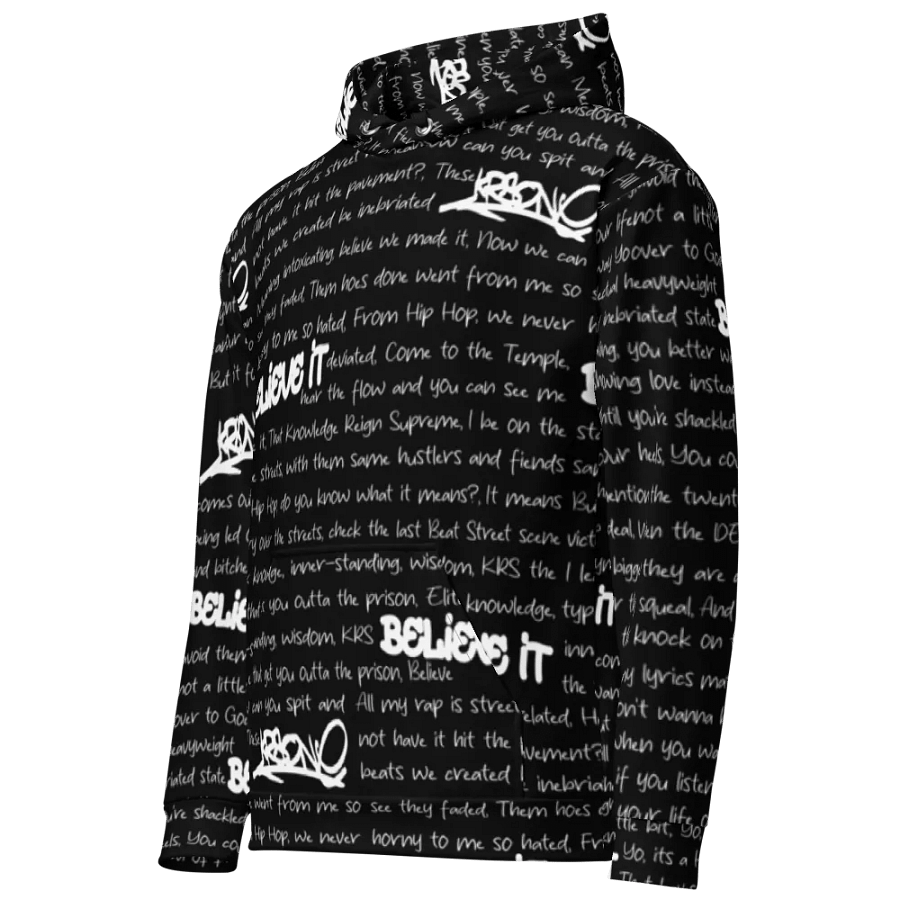 Believe It - KRS-One - BLACK - Unisex Hoodie product image (1)