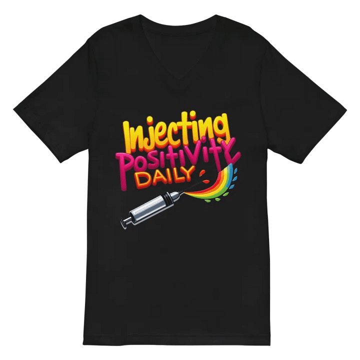 Injecting Positivity Daily V-Neck Tee product image (3)
