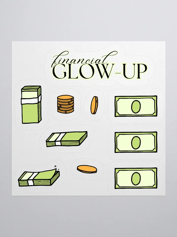 Financial Glow-Up Sticker Set product image (1)