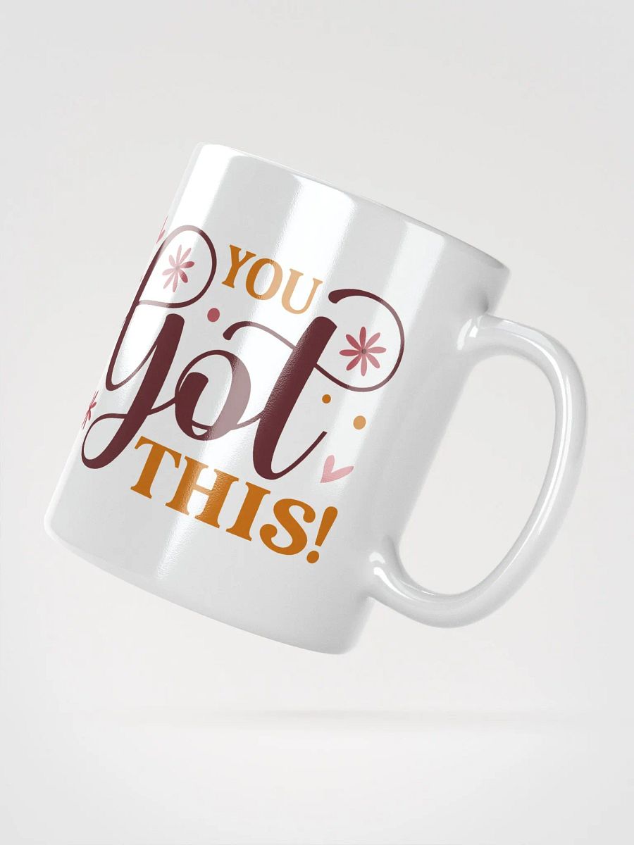 Floral Inspiration White Glossy Mug product image (2)