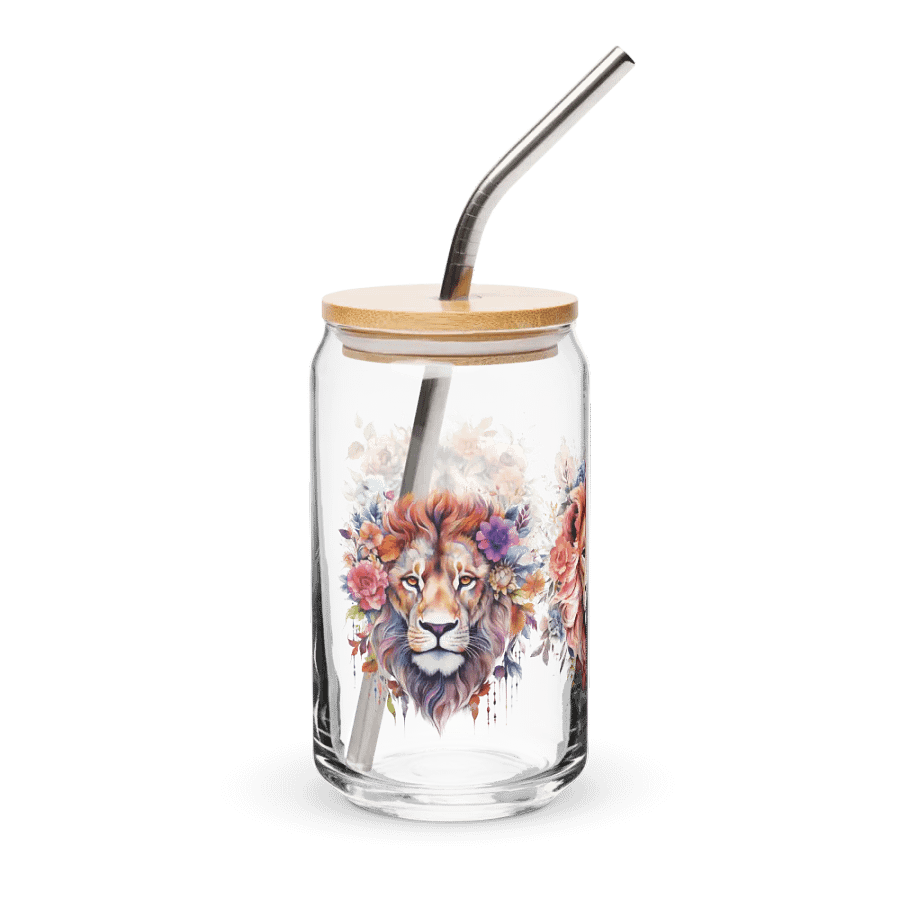 Lion Bloom Glass: A Majestic Sip product image (4)