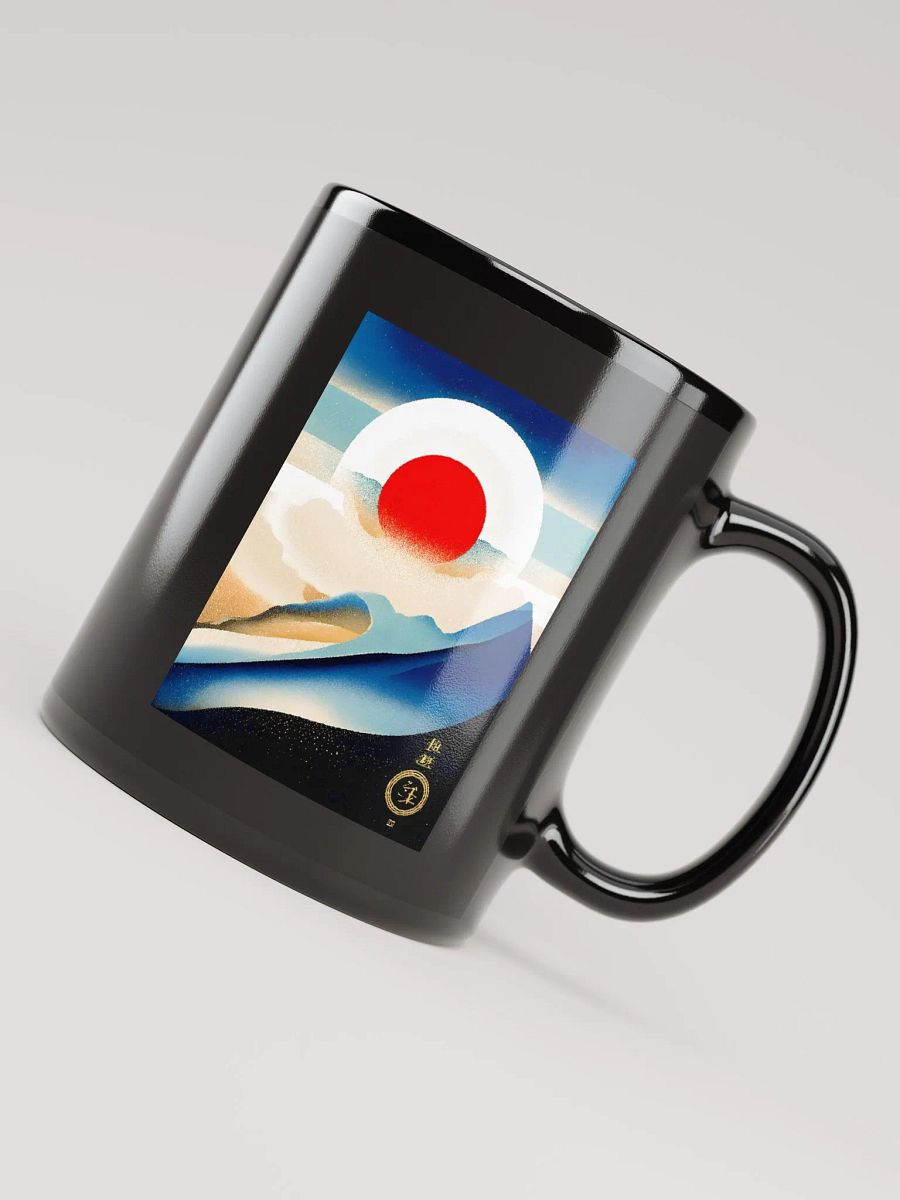 Geometric abstract art in Japanese style (front & back) product image (4)