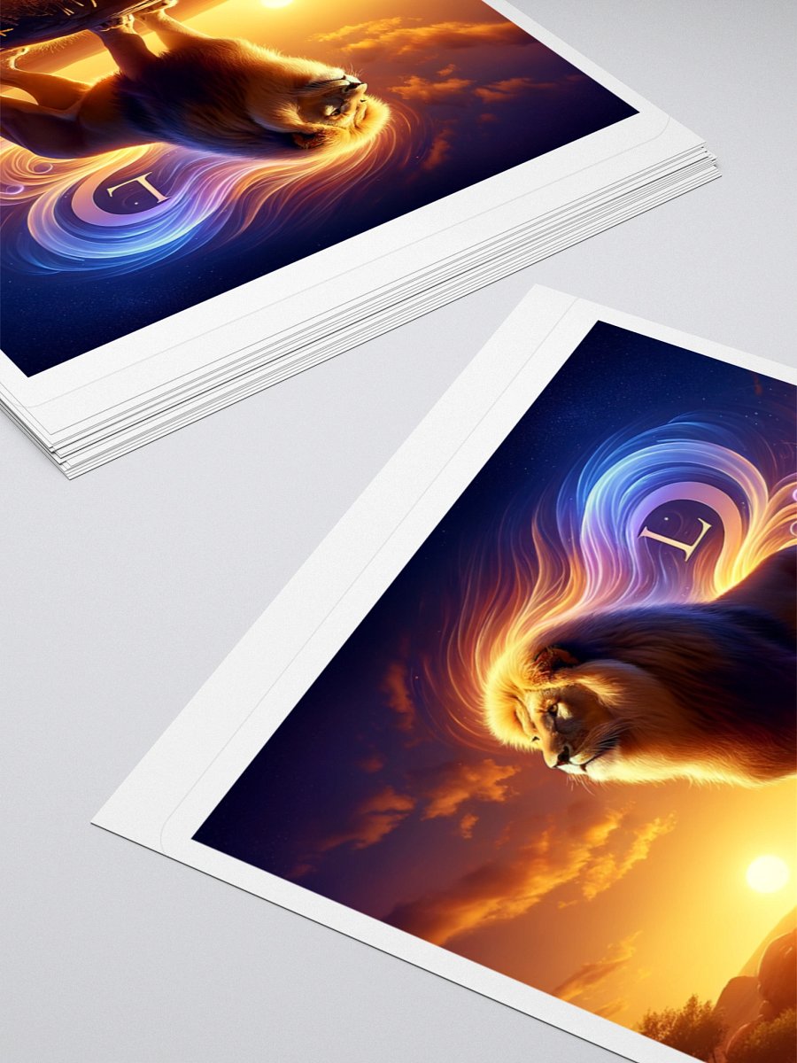 Leo Lion Sunset Vinyl Sticker - Exclusive Design | TDS Music product image (11)