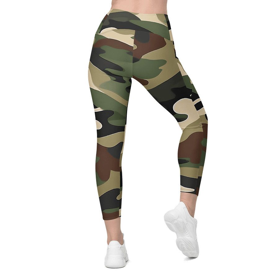 Crossover Leggings with pockets camo product image (2)