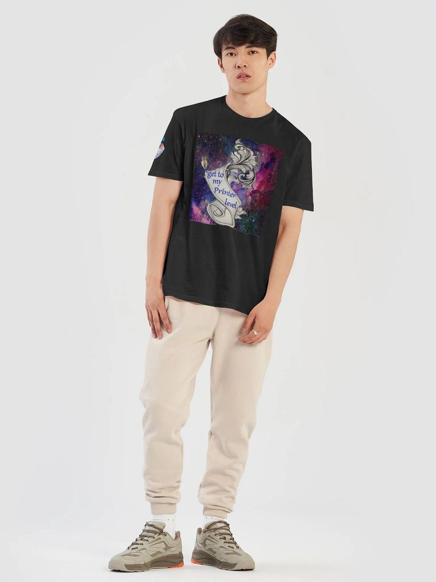 get to my printer level , Herren T-Shirt product image (7)