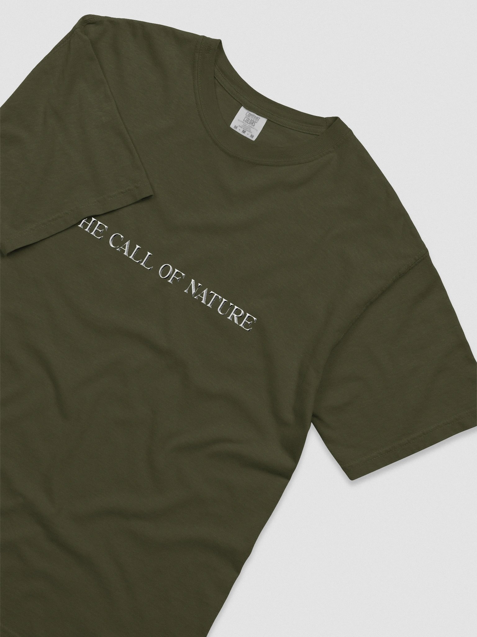Embroidered The Call Of Nature Unisex Tee product image (2)