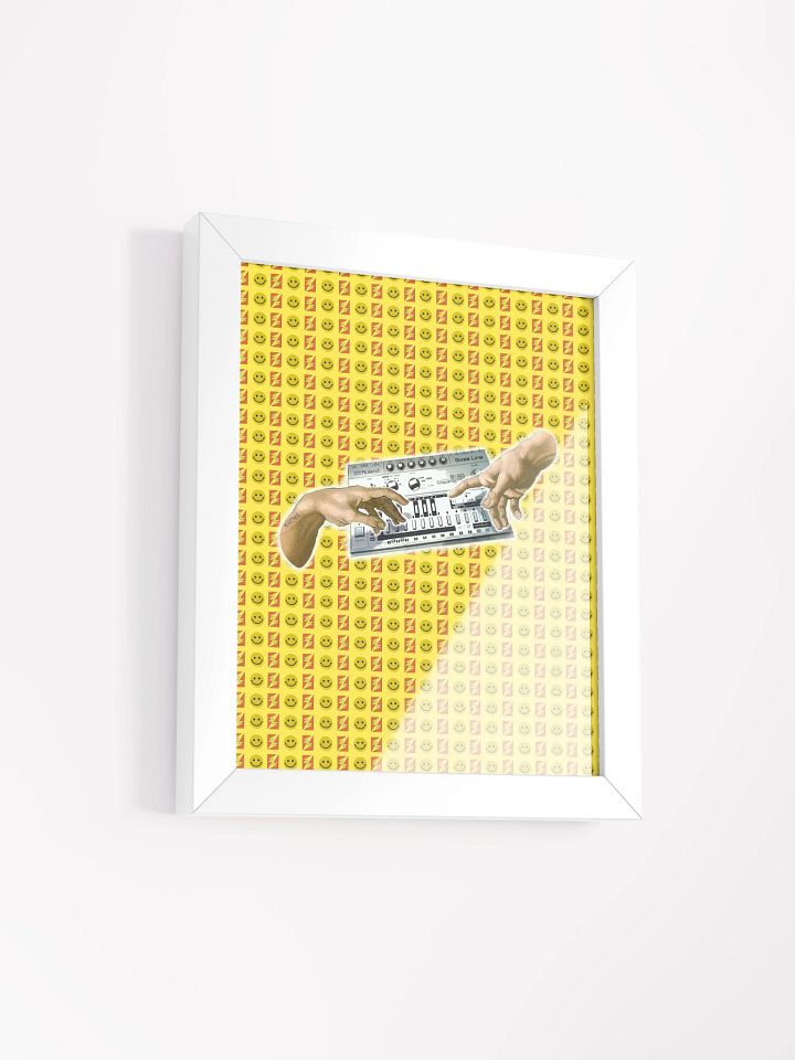 The creation of Roland TB 303, by Frank Fonik, Techno EDM Framed High Quality Matte Poster product image (2)