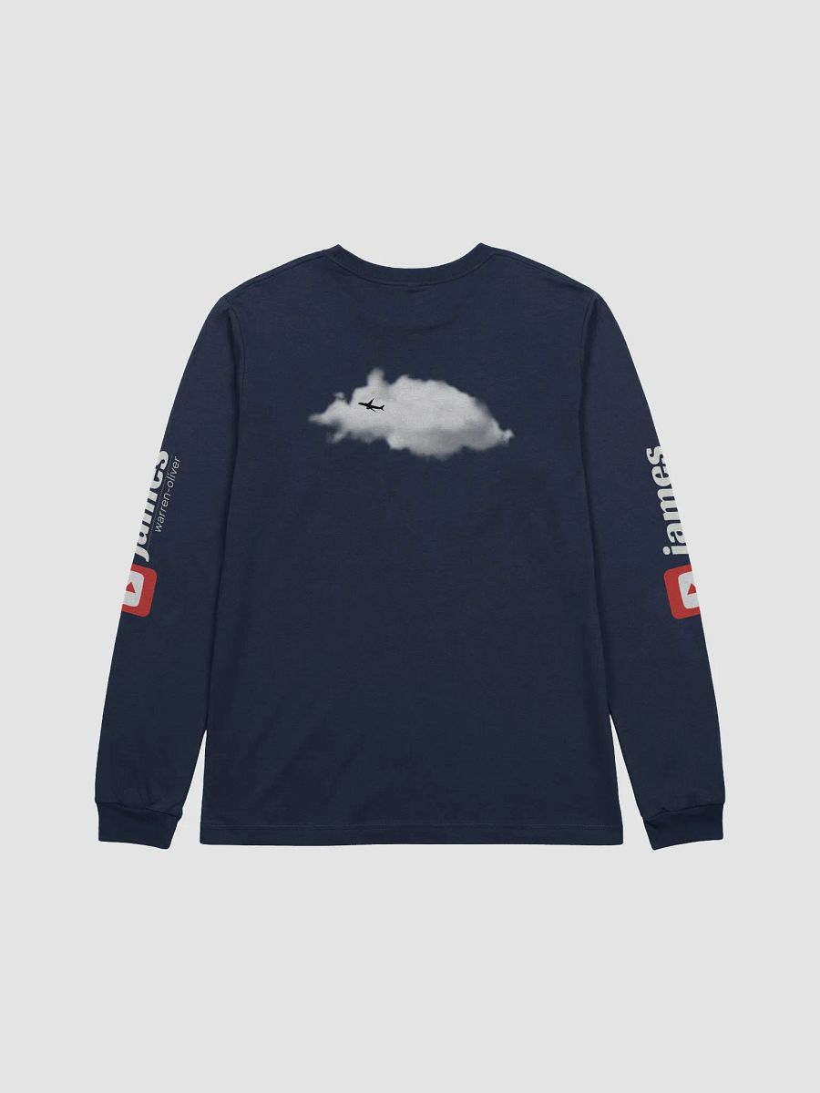 💤 First Class Pyjama Long Sleeve Top (Navy) - Two-Tone Gold Tailfin product image (2)