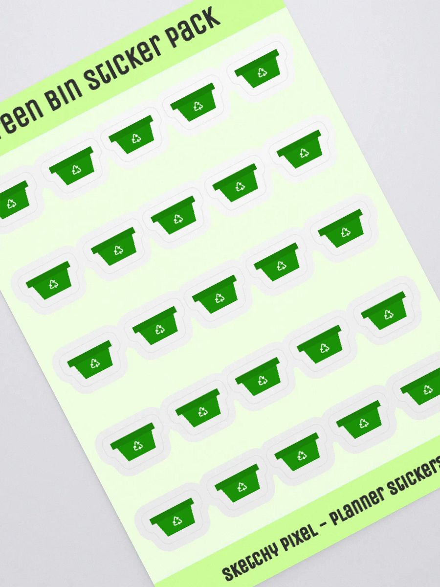 Green Bin Sticker Pack product image (3)