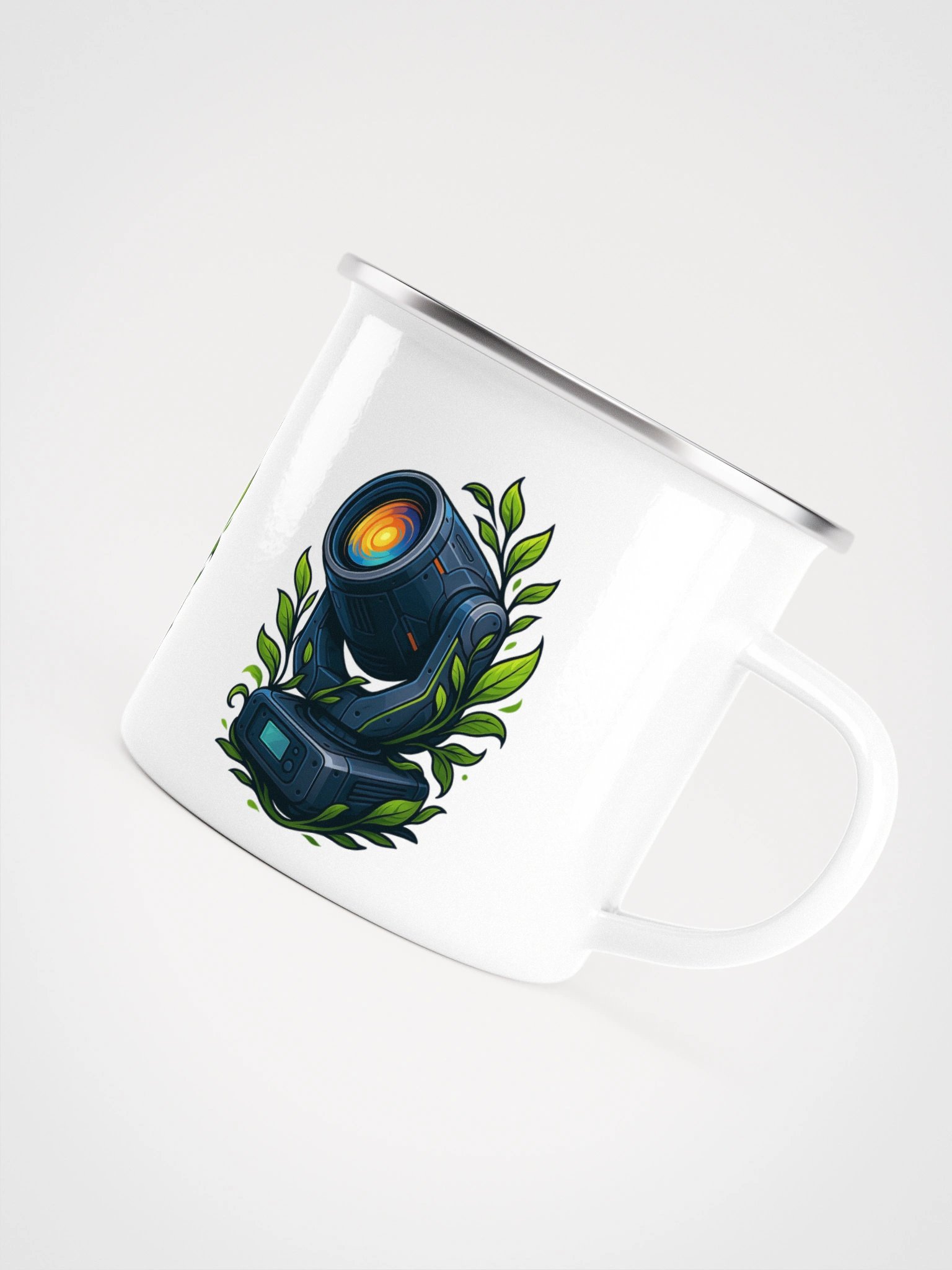 Theatrically Jerry: "Luminous Tea Leaves" Enamel Mug product image (5)