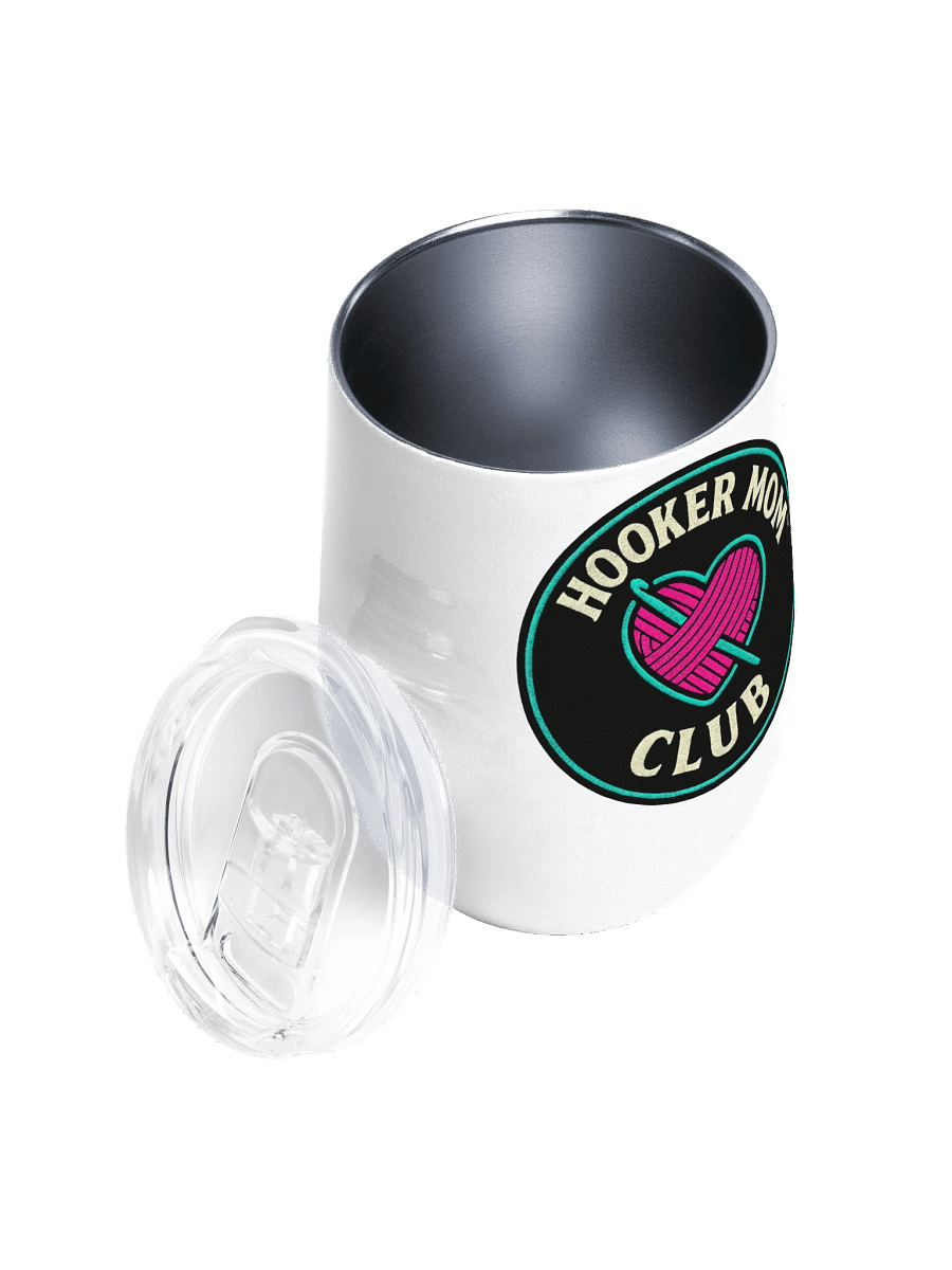 Hooker Mom™ Club Wine Tumbler – Sip. Stitch. Survive. product image (2)