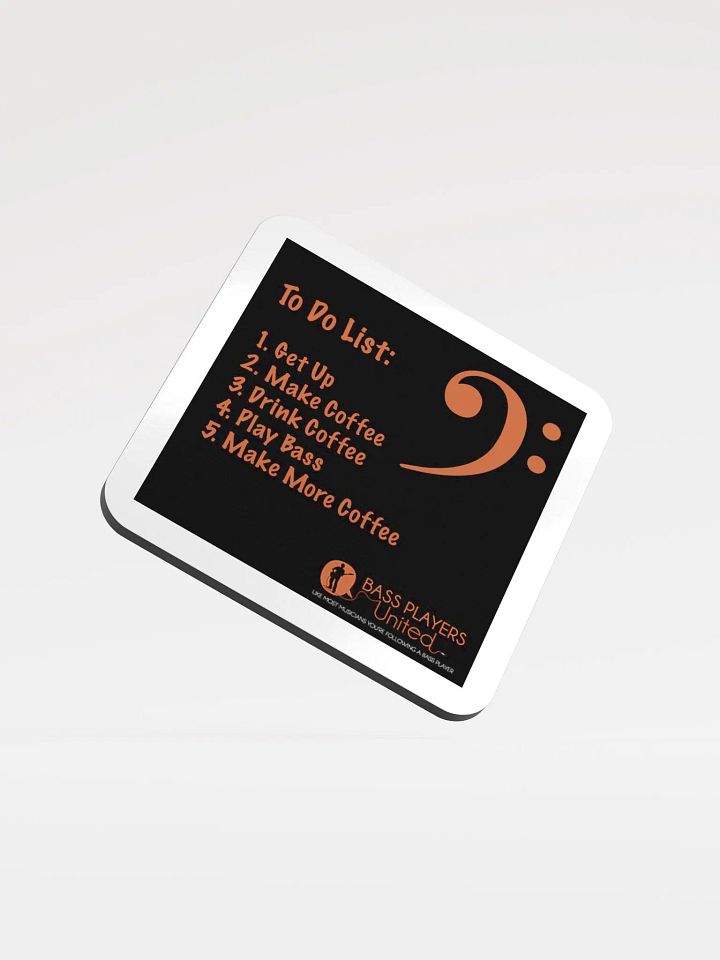 To Do List - Glossed Cork Coaster product image (1)