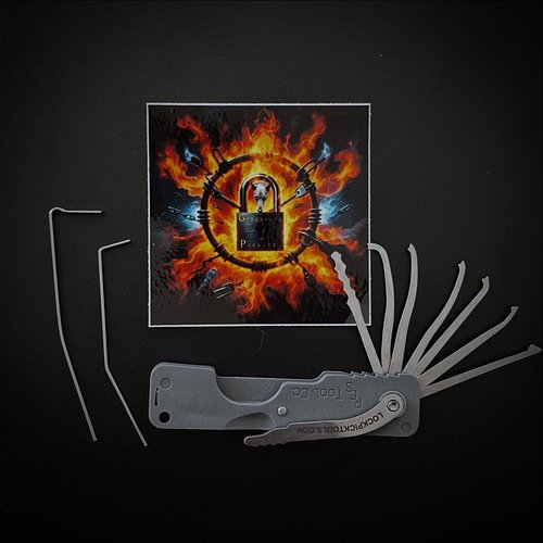 Thank you @greyhound_picking for the awesome folding pocket pick. #locksport #lockpicking #lockpickset