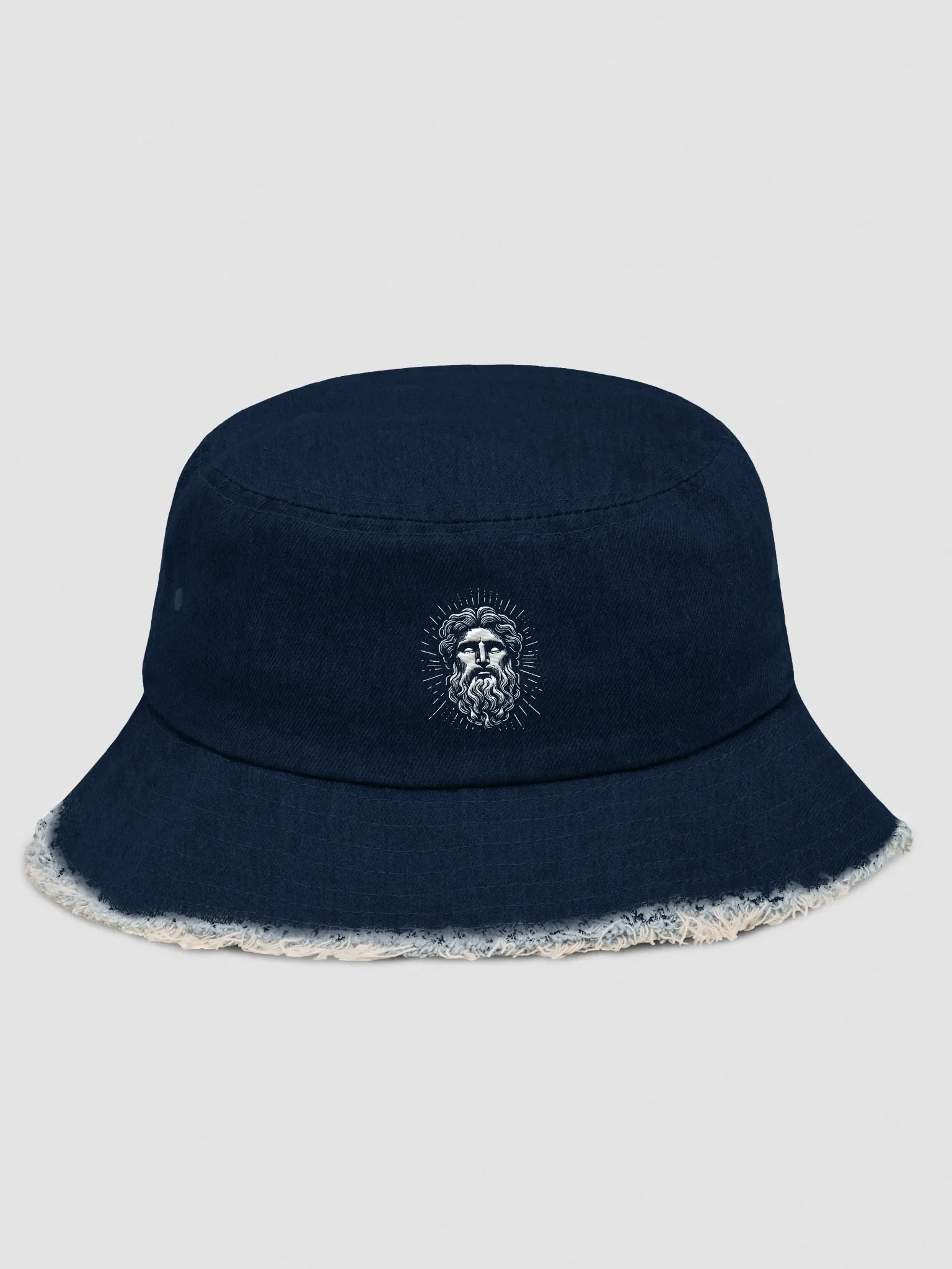 Retro Distressed Denim Bucket Hat product image (1)