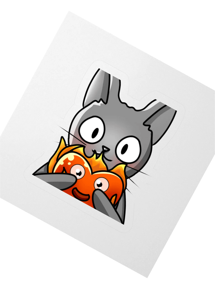 The Snaggletooth Heart Sticker product image (5)