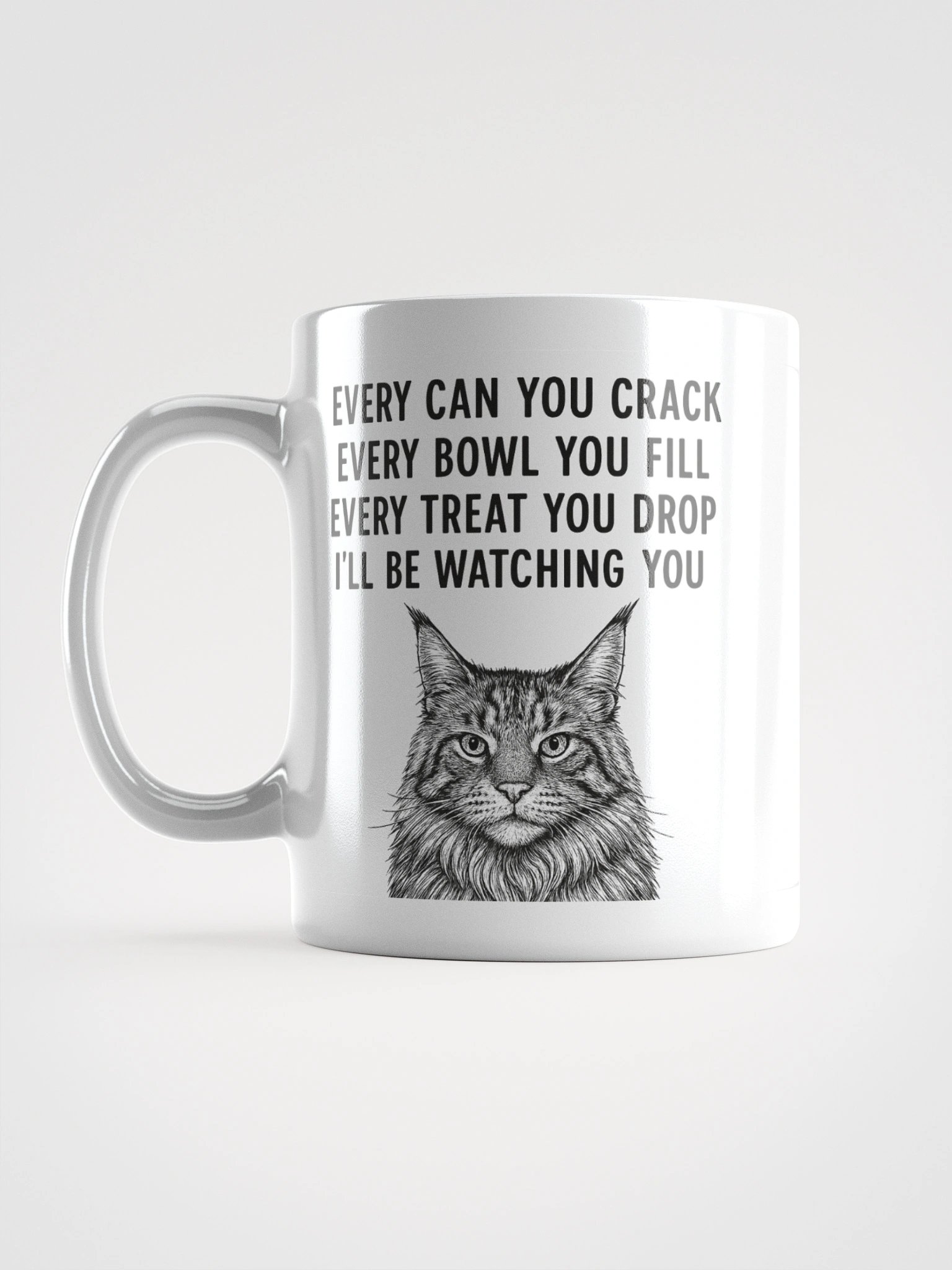 I’ll Be Watching You Maine Coon Mug product image (2)