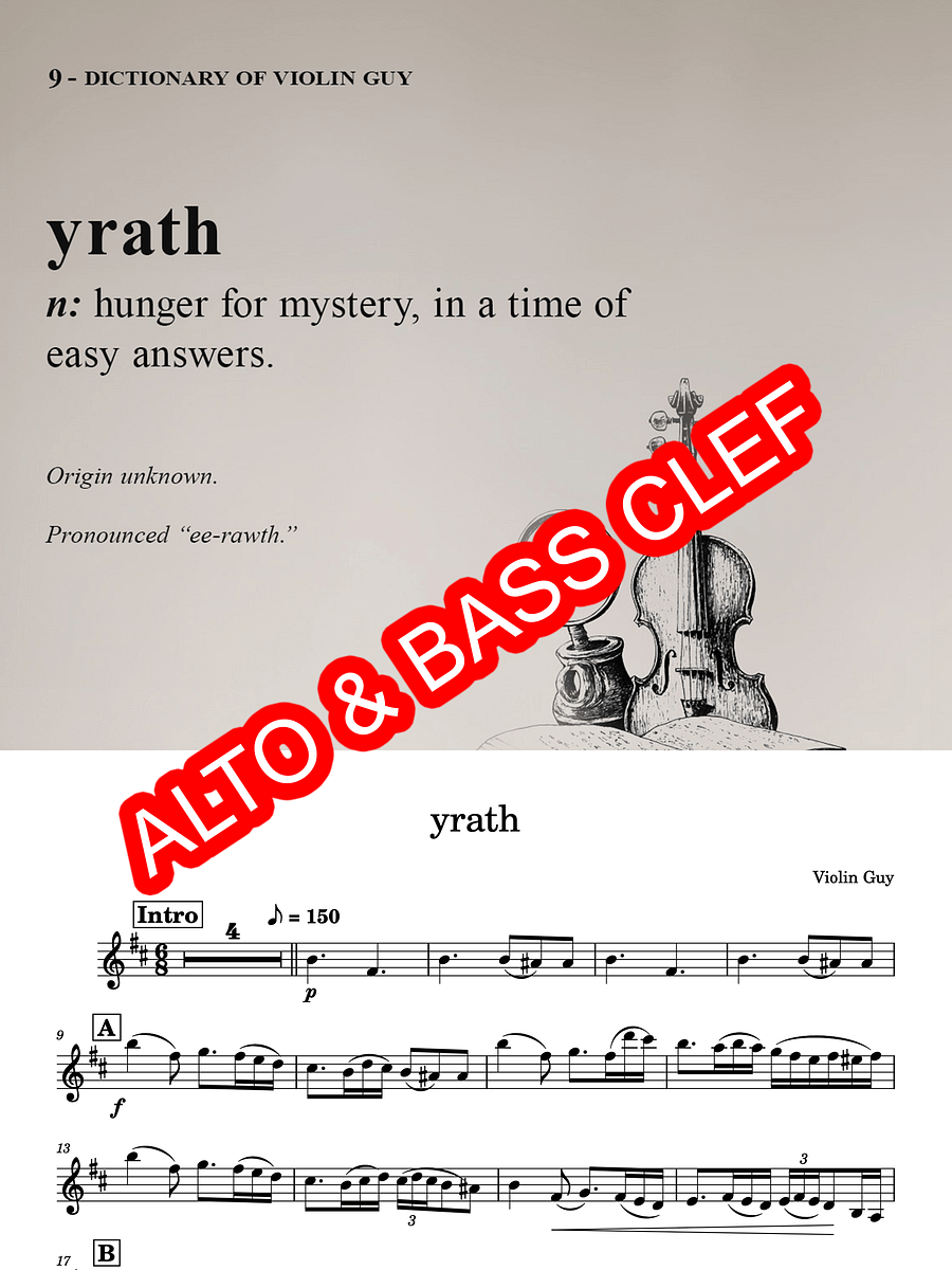yrath - Alto & Bass Clef product image (1)